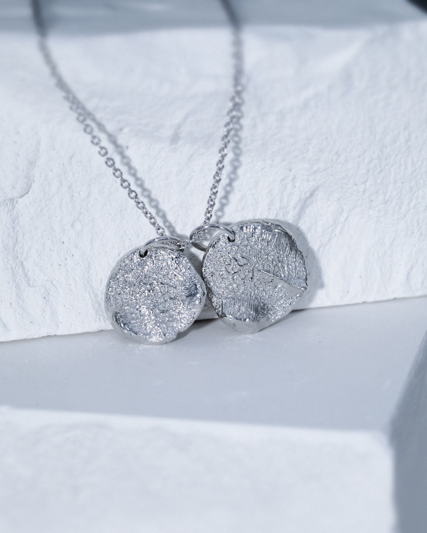 Fingerprint Necklace in sterling silver