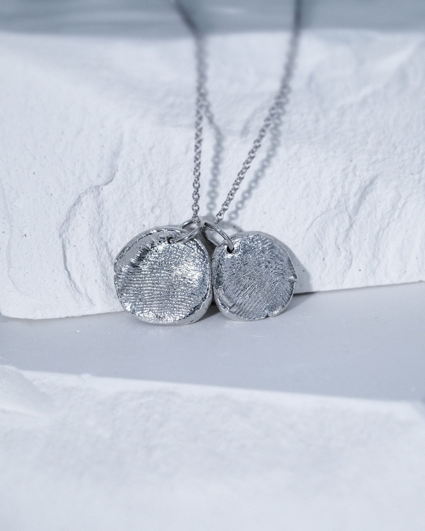 Fingerprint Necklace in sterling silver