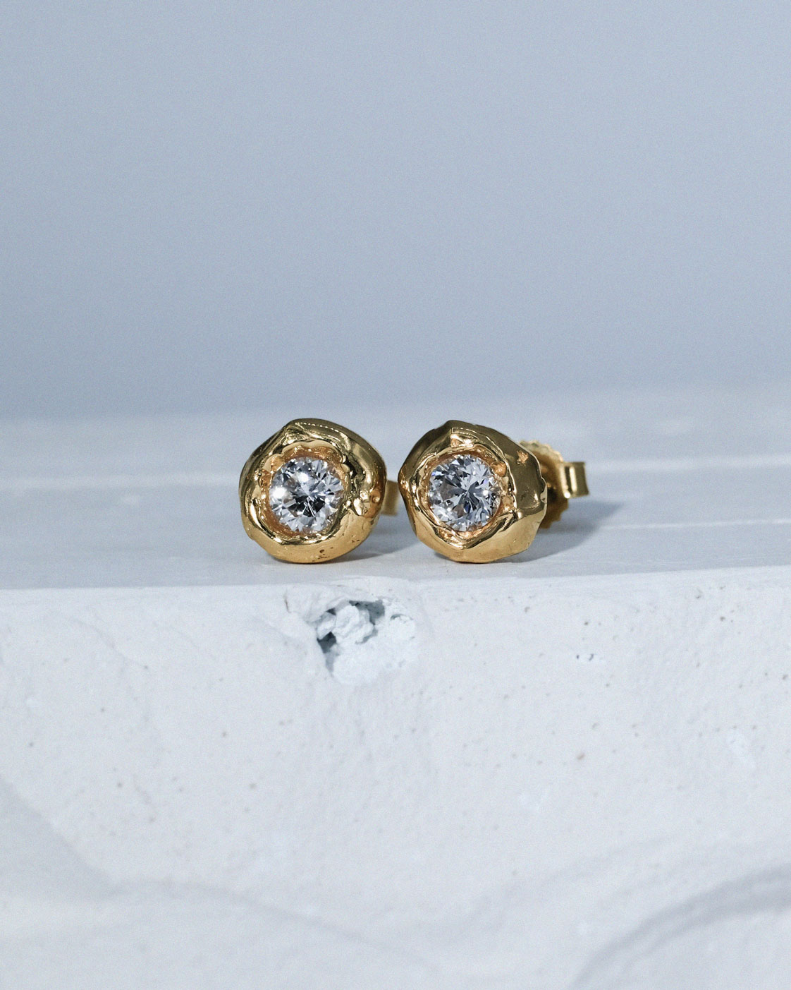 Diamond Stud Earrings