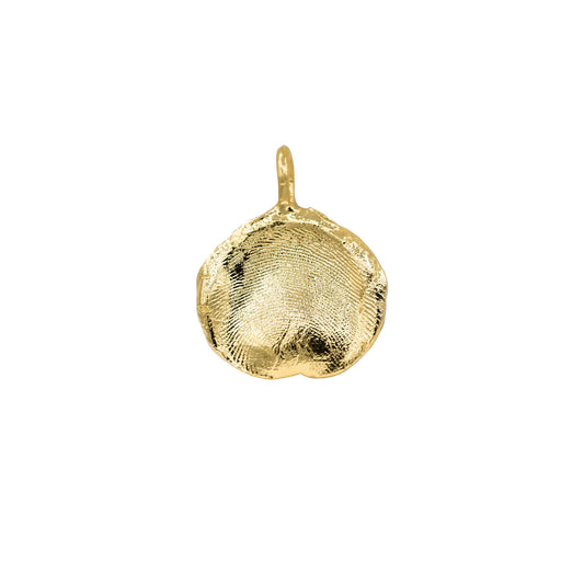 Fingerprint Charm in solid gold