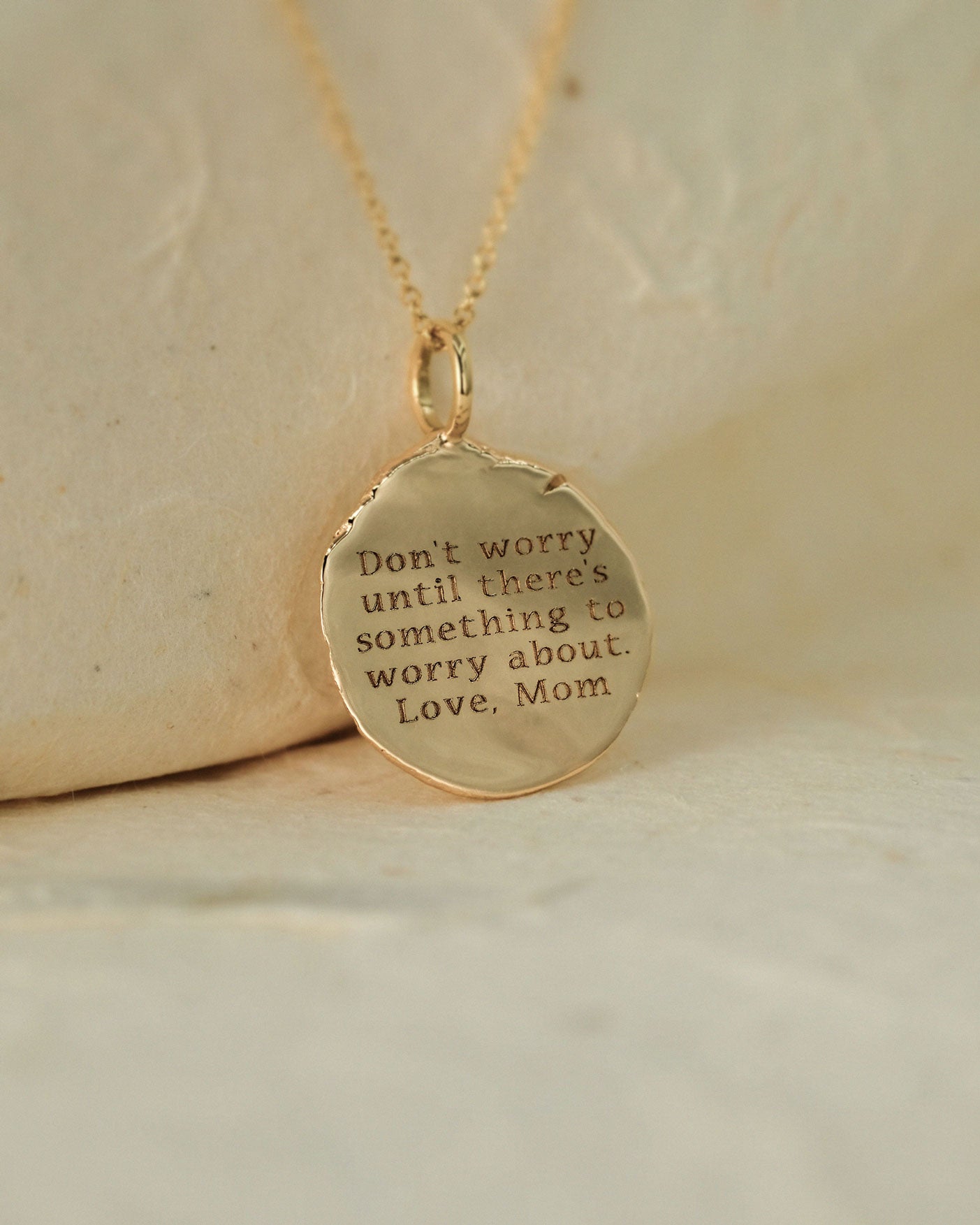 Fingerprint Charm in solid gold with a diamond