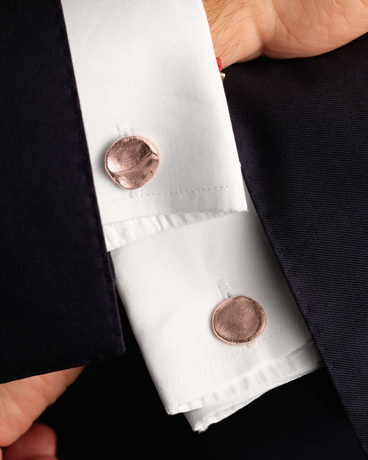Fingerprints Cufflinks in solid gold