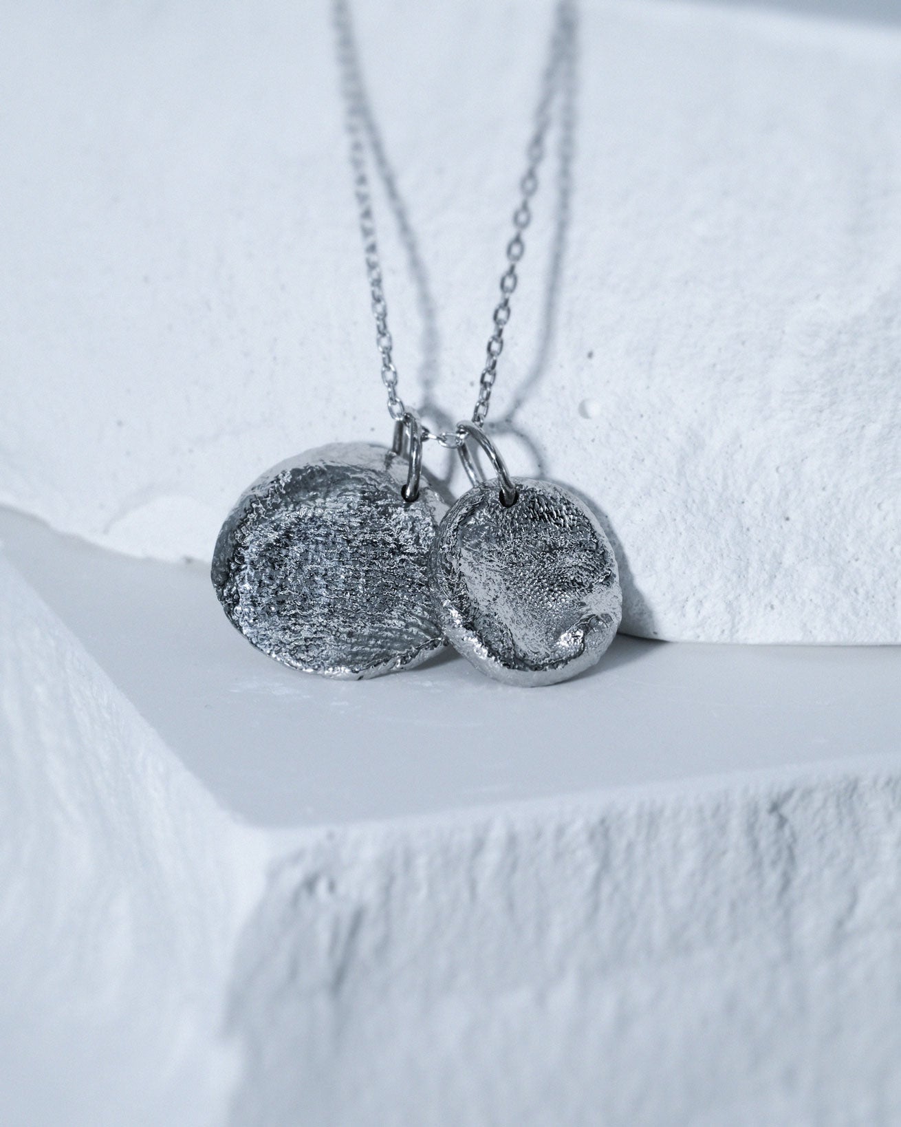 Fingerprint Necklace in sterling silver