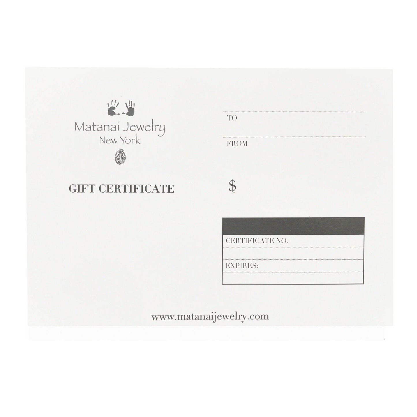 Gift Certificate