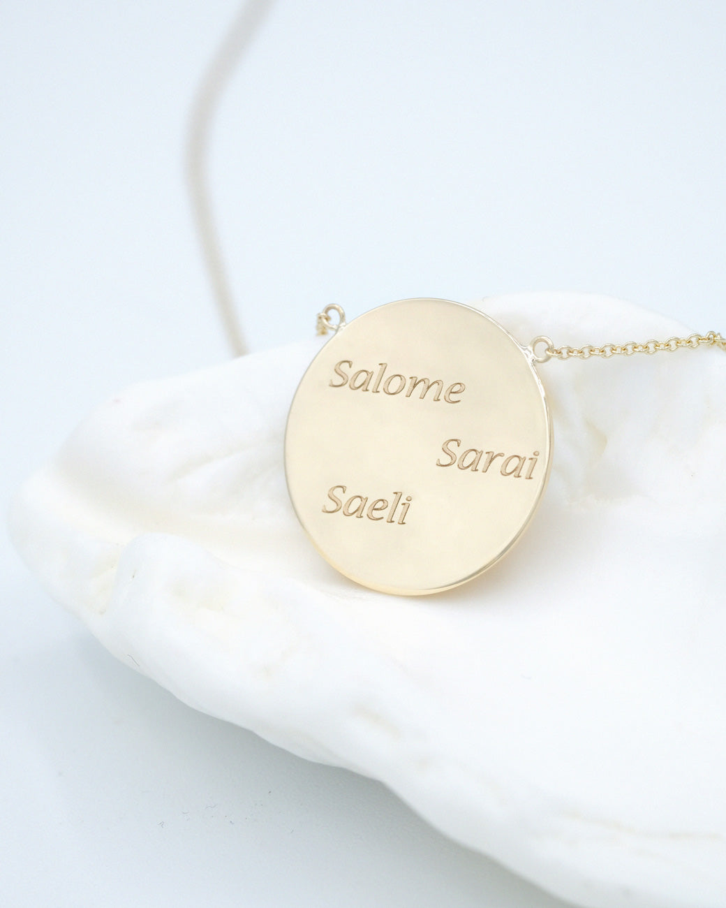 Large Round Handprints / Footprints Tag