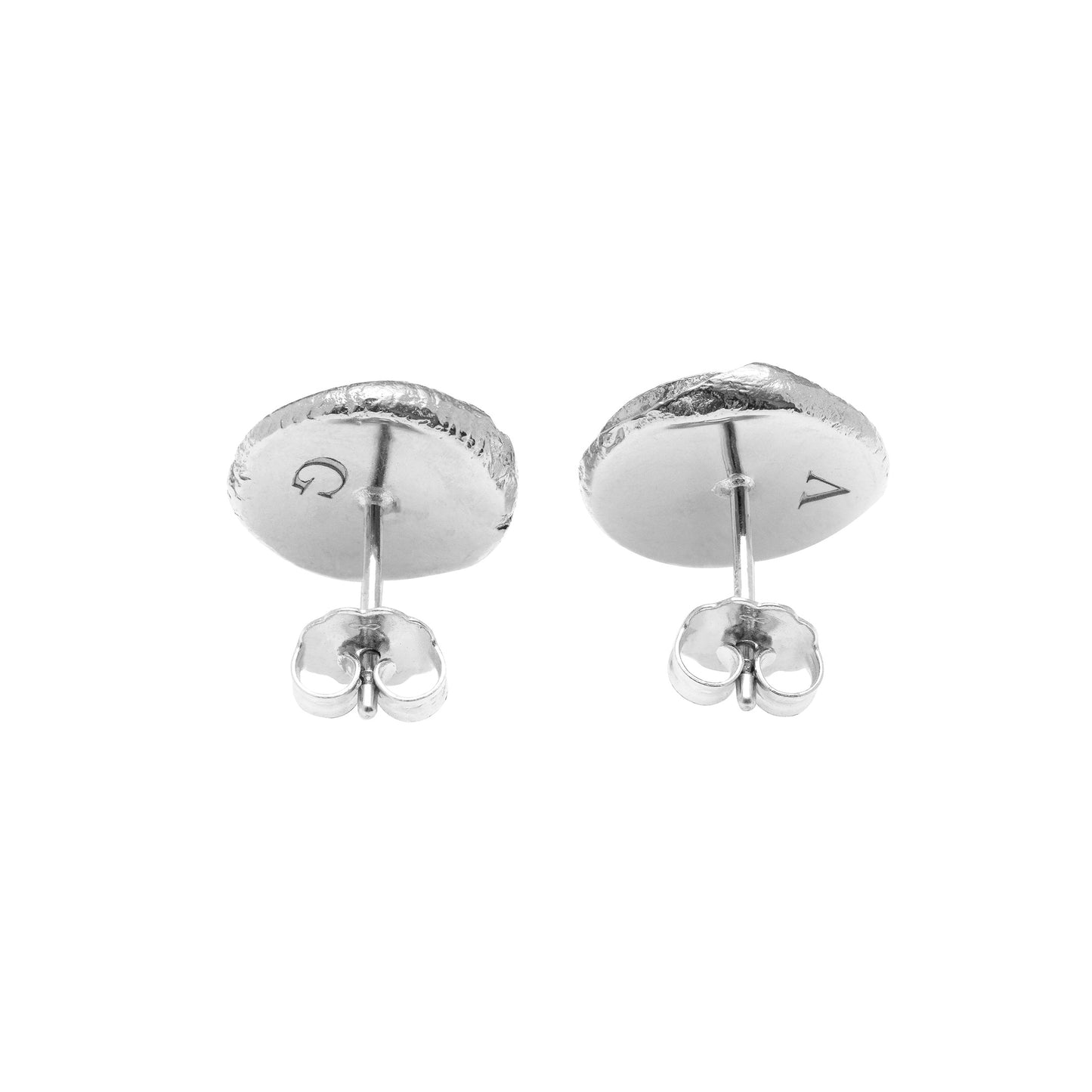 Baby Fingerprints Earrings in sterling silver