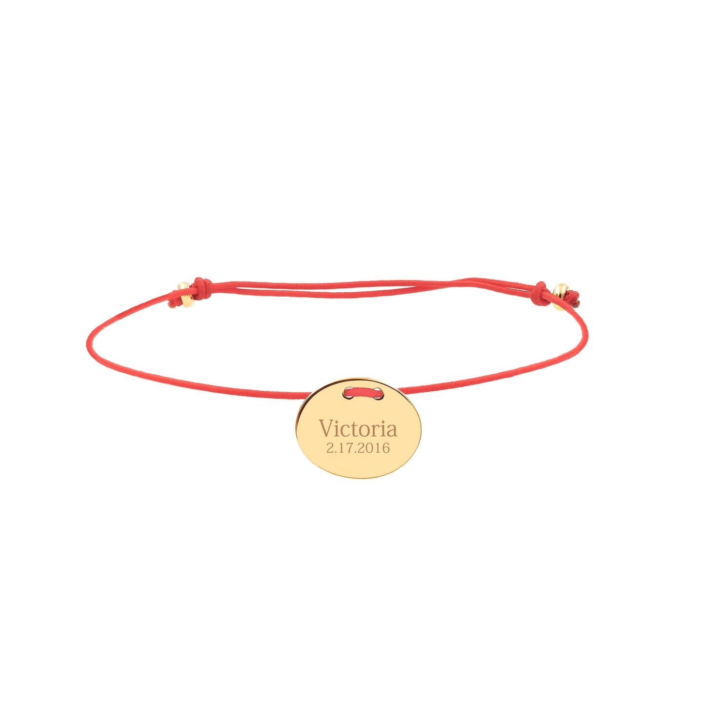 Handprint Wristband in 14K Gold