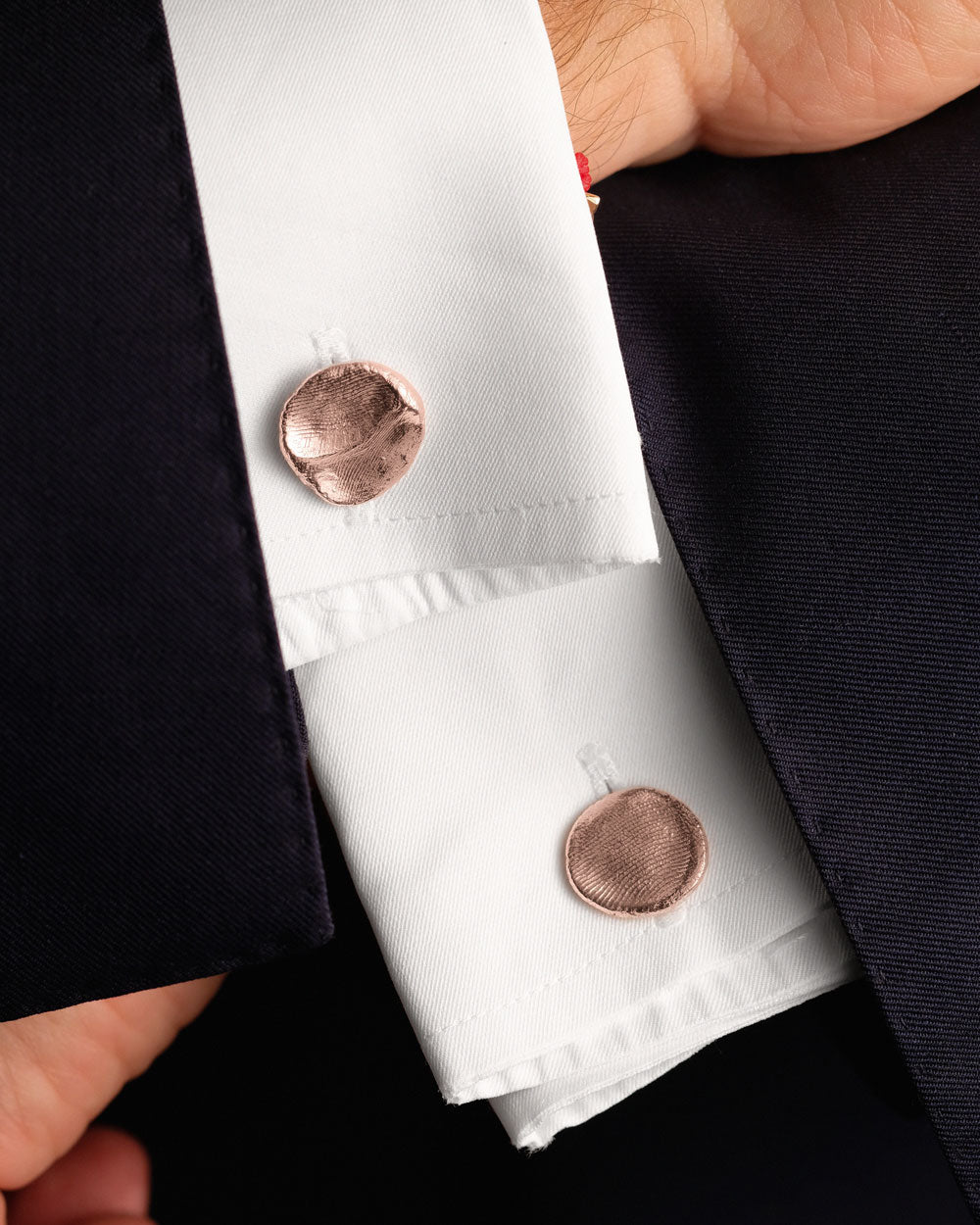 Fingerprints Cufflinks in solid gold