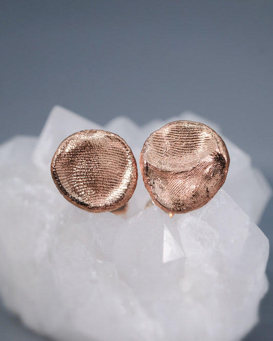 Fingerprints Cufflinks in solid gold