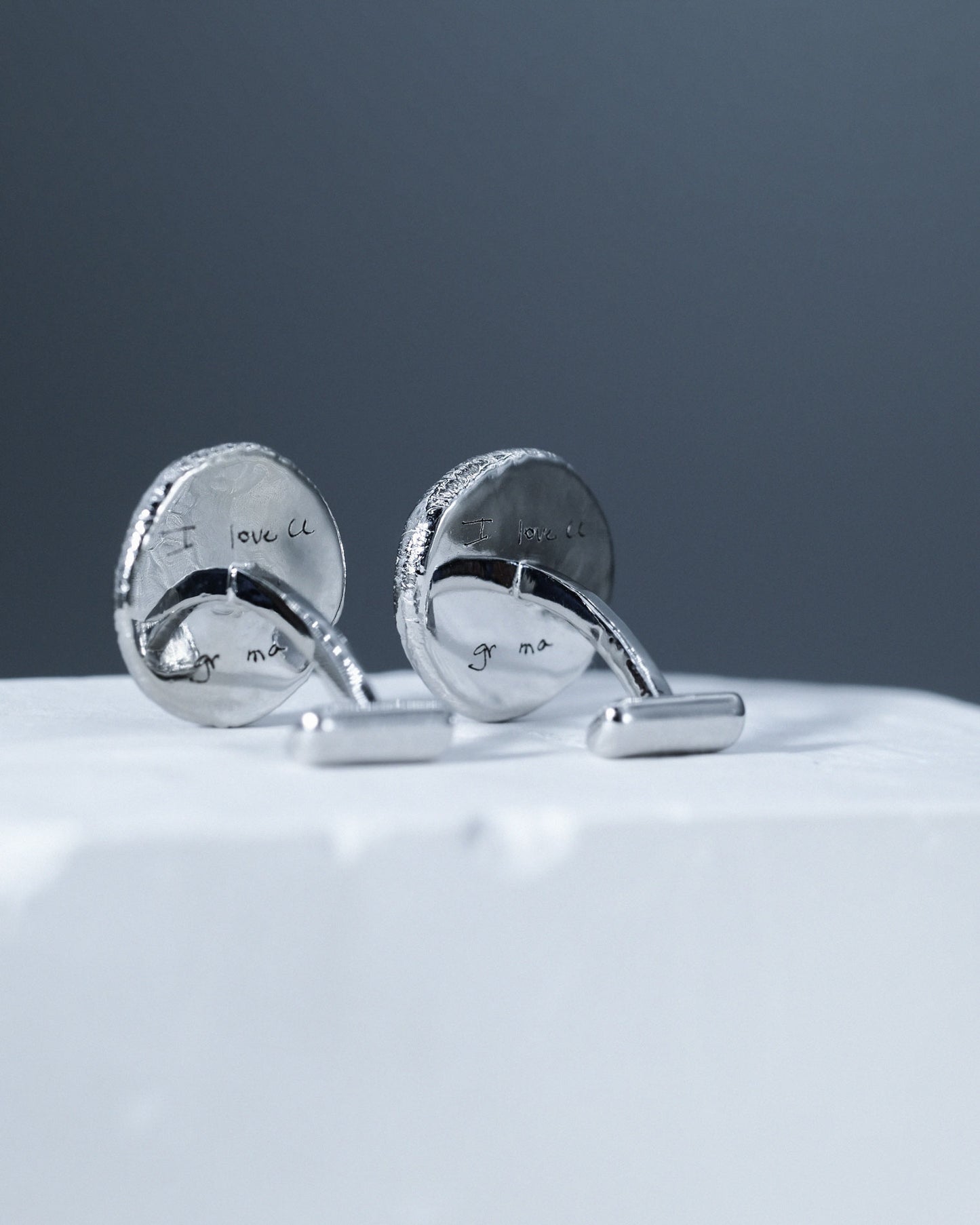Fingerprints Cufflinks in solid gold
