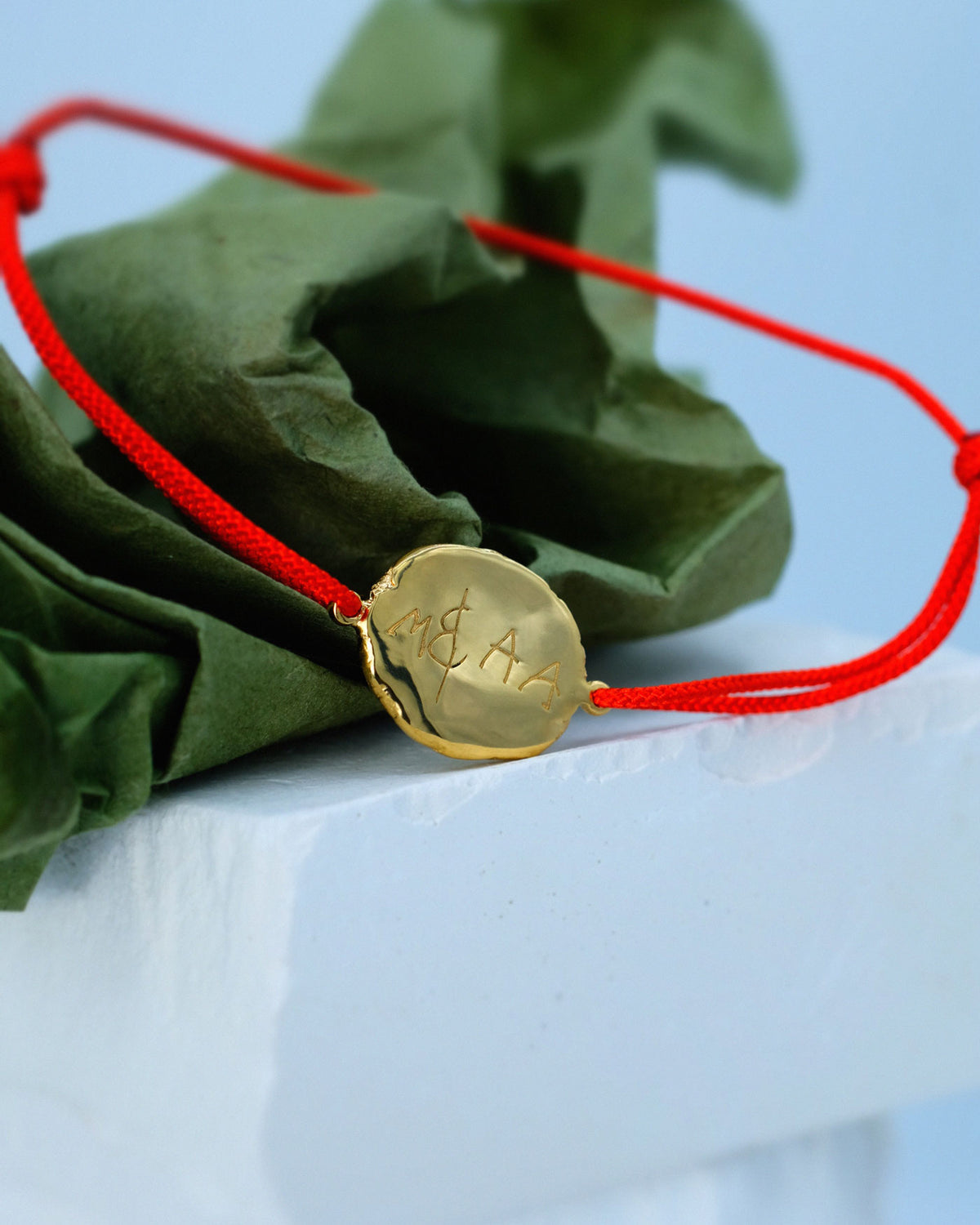 Fingerprint(s) Wristband in solid gold