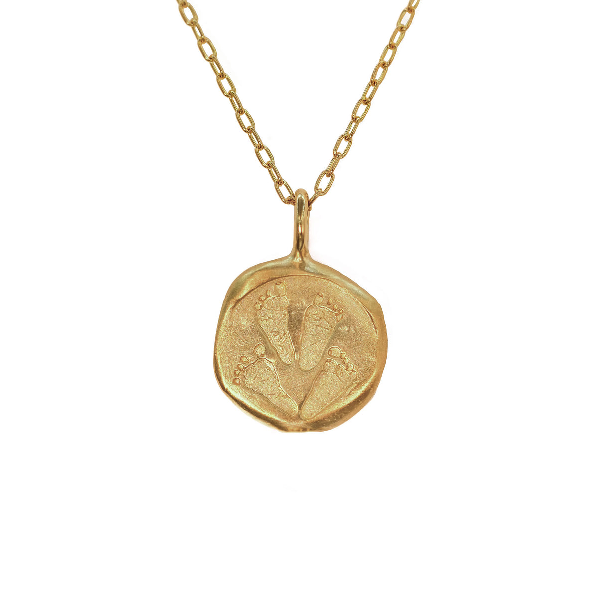 Handprints / Footprints Aureus Necklace