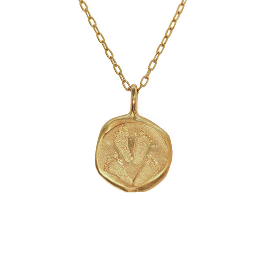 Handprints / Footprints Aureus Necklace