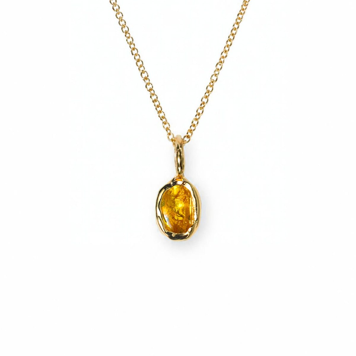 Yellow Sapphire Necklace
