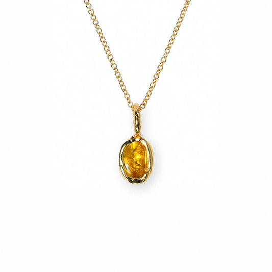 Yellow Sapphire Necklace