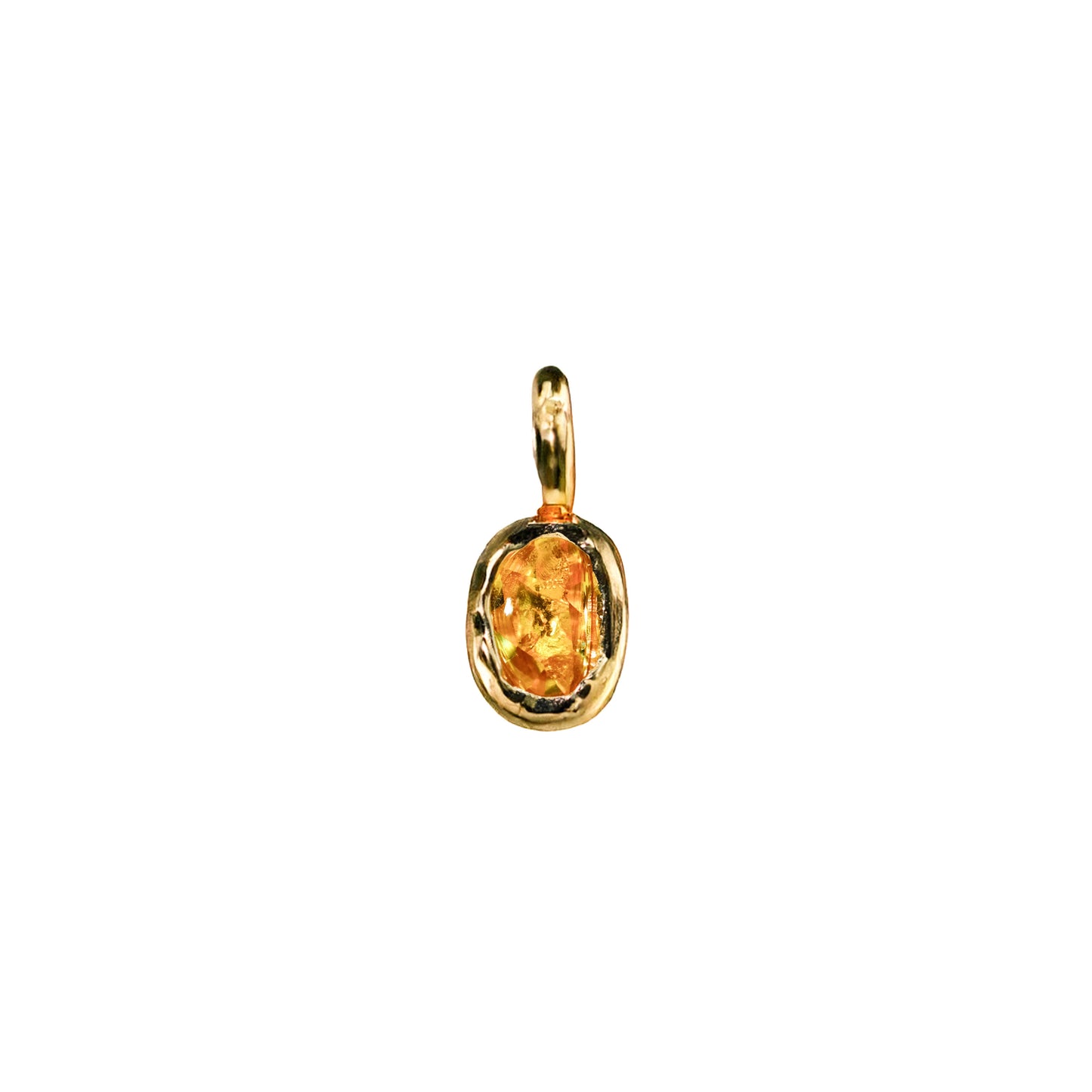 Yellow Sapphire Charm
