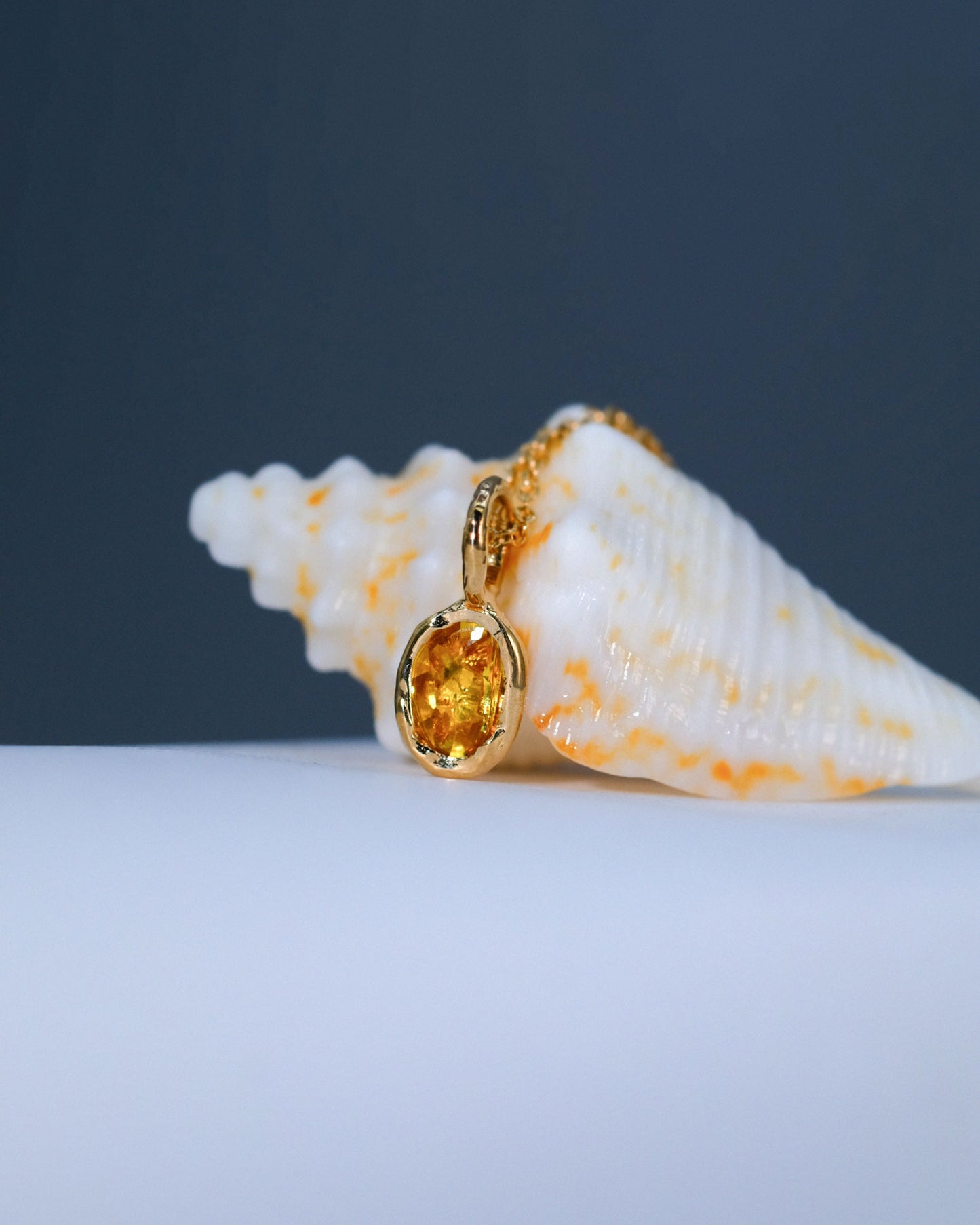 Yellow Sapphire Charm