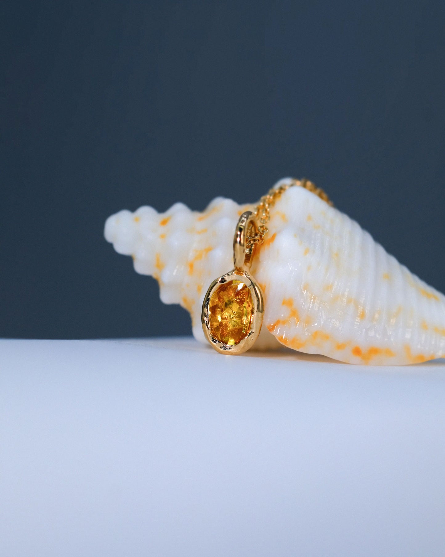 Yellow Sapphire Charm