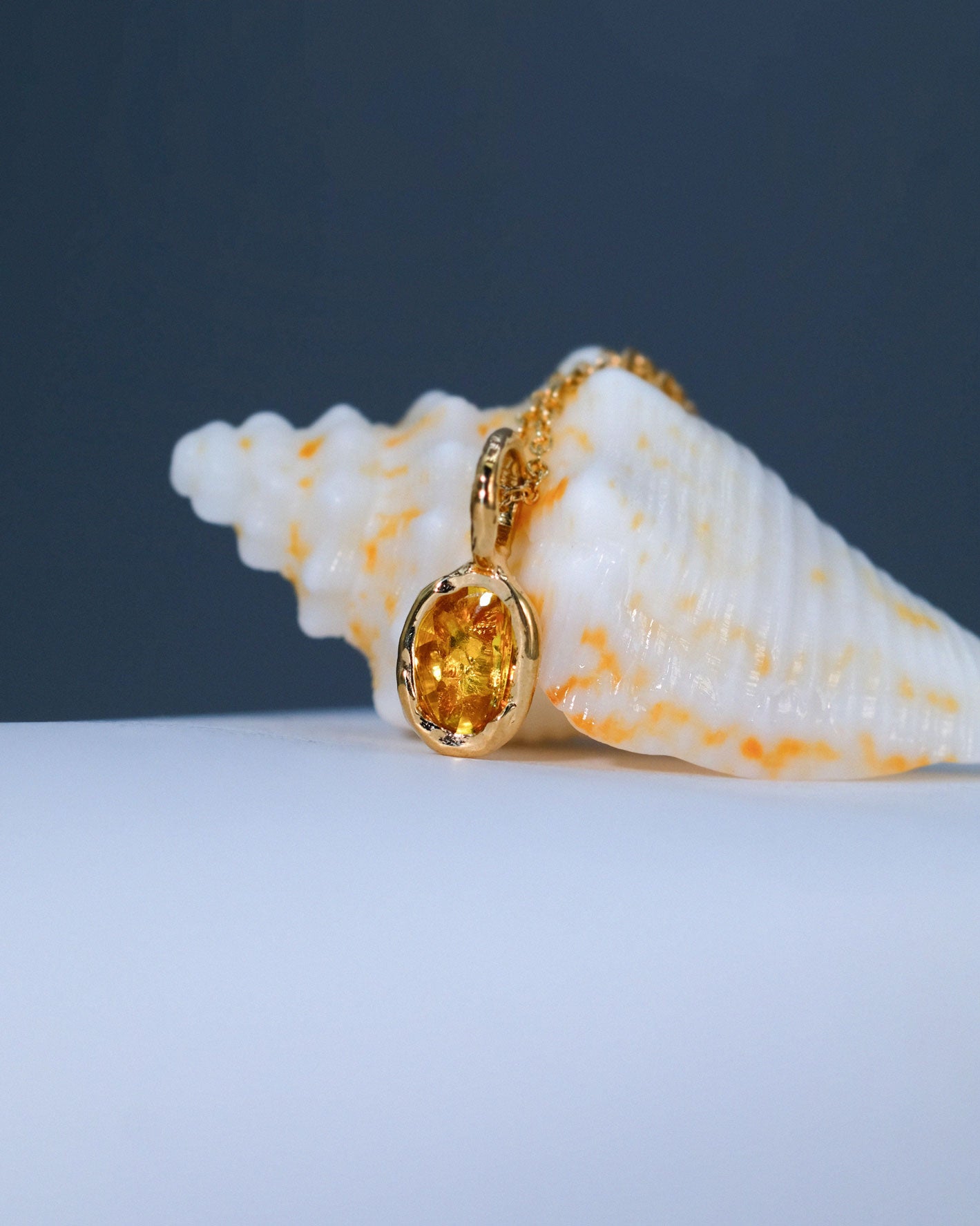 Yellow Sapphire Charm