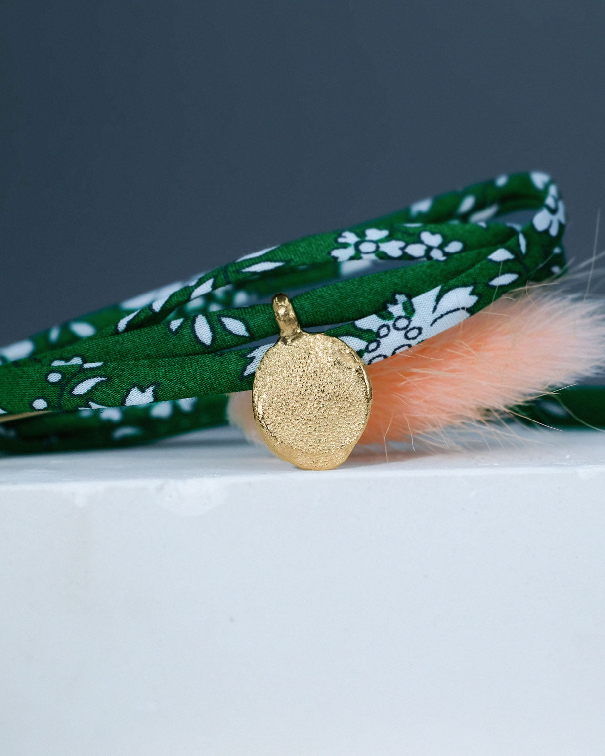 Liberty of London Fingerprint Wristband in solid gold
