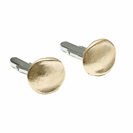 Fingerprints Cufflinks in solid gold