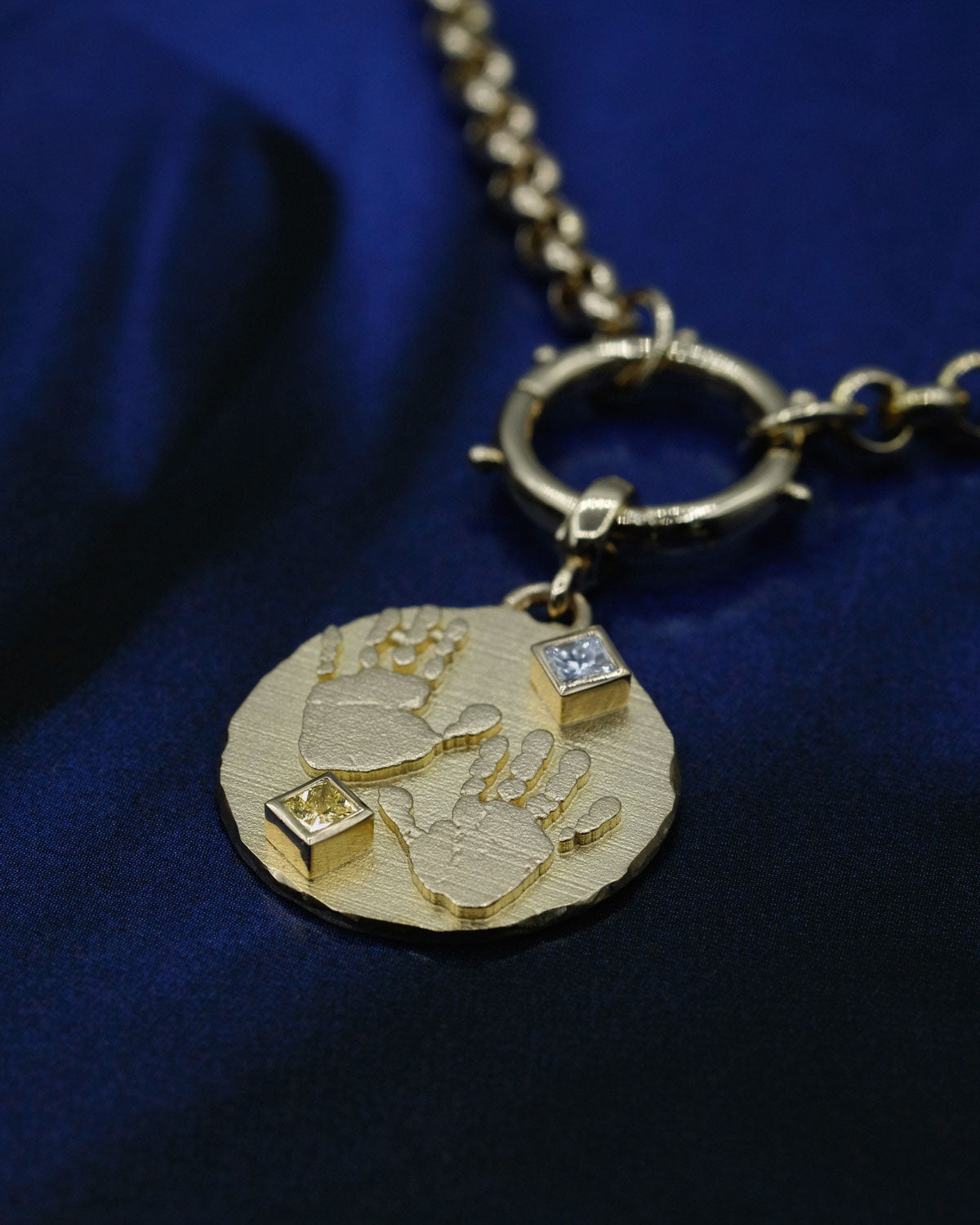 Handprints / Footprints Roman Necklace