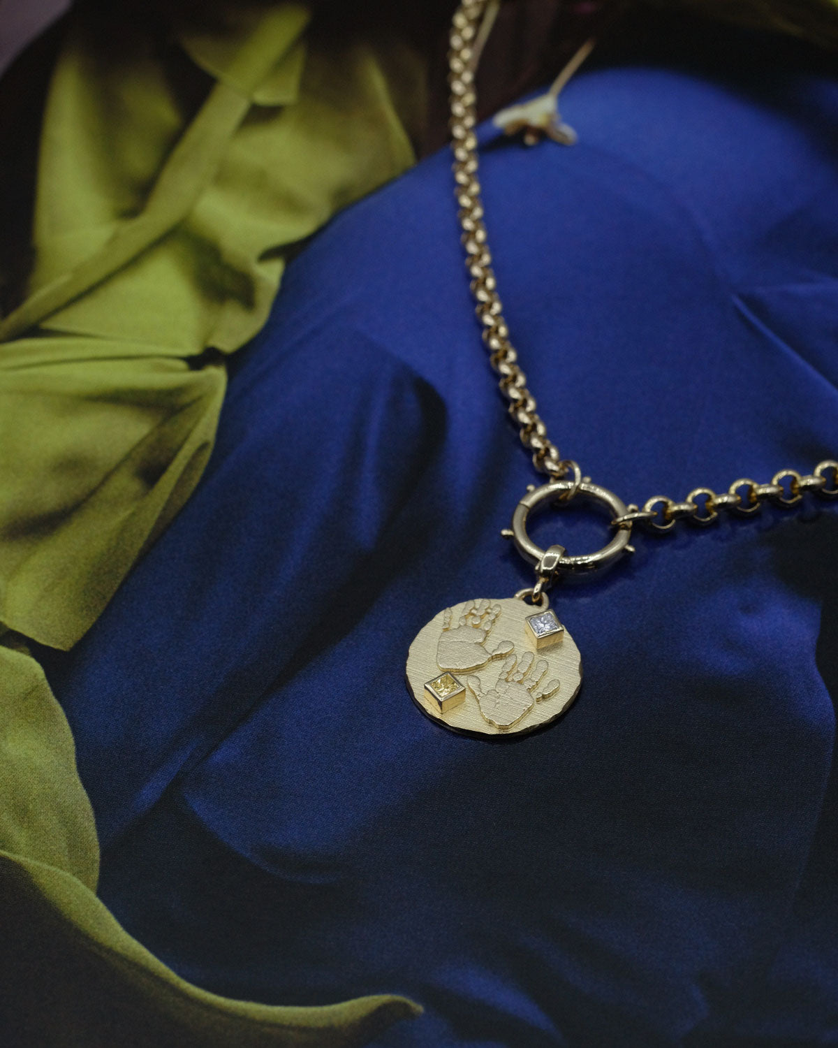 Handprints / Footprints Roman Necklace