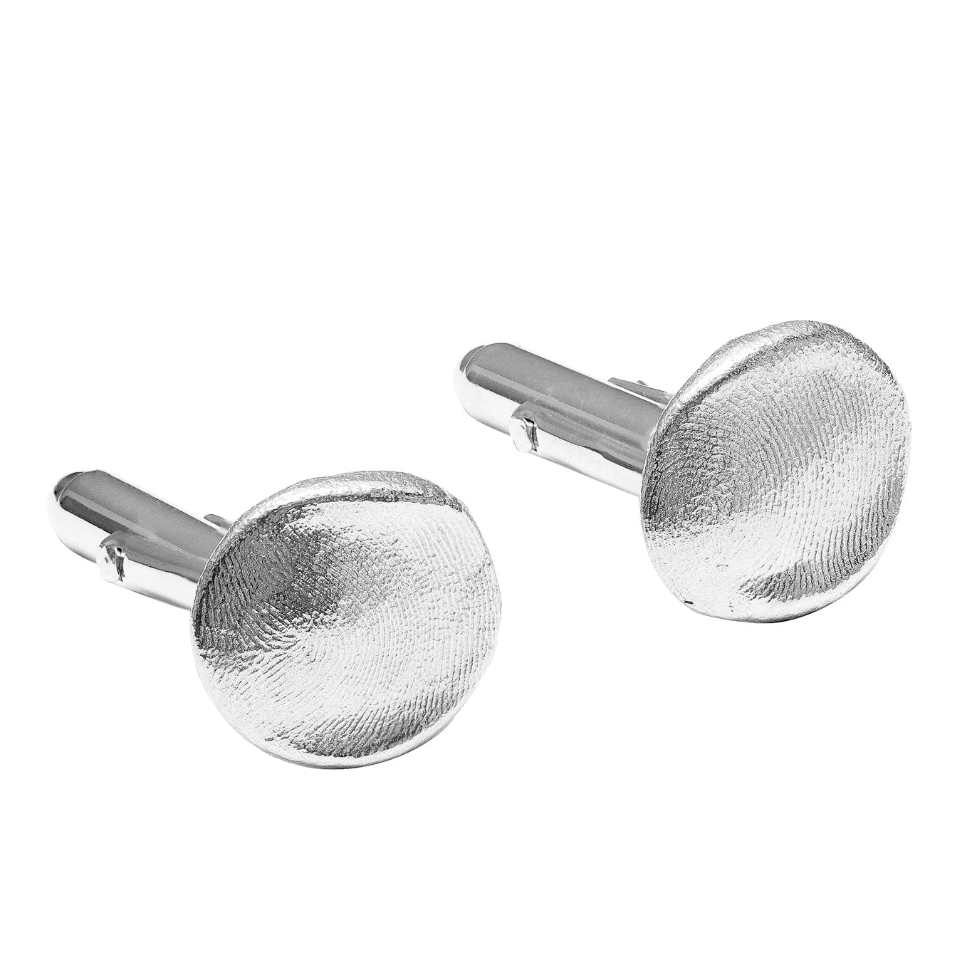 Children's Fingerprints Cufflinks in 925 Sterling Silver