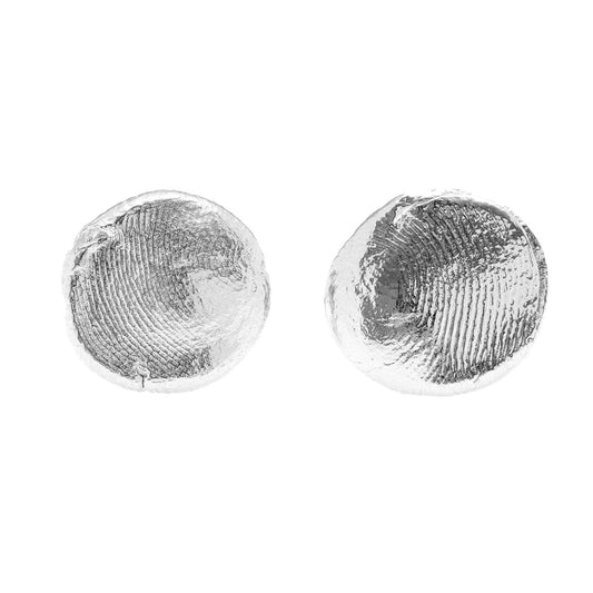 Baby Fingerprints Earrings in sterling silver